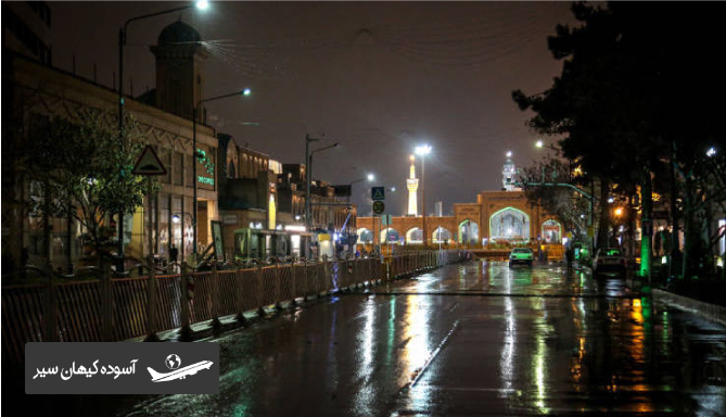 مکان فوق العاده دیدنی در شب های شهر مشهد